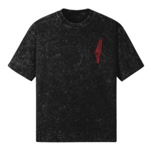 Washed Black T-shirt Tatreez