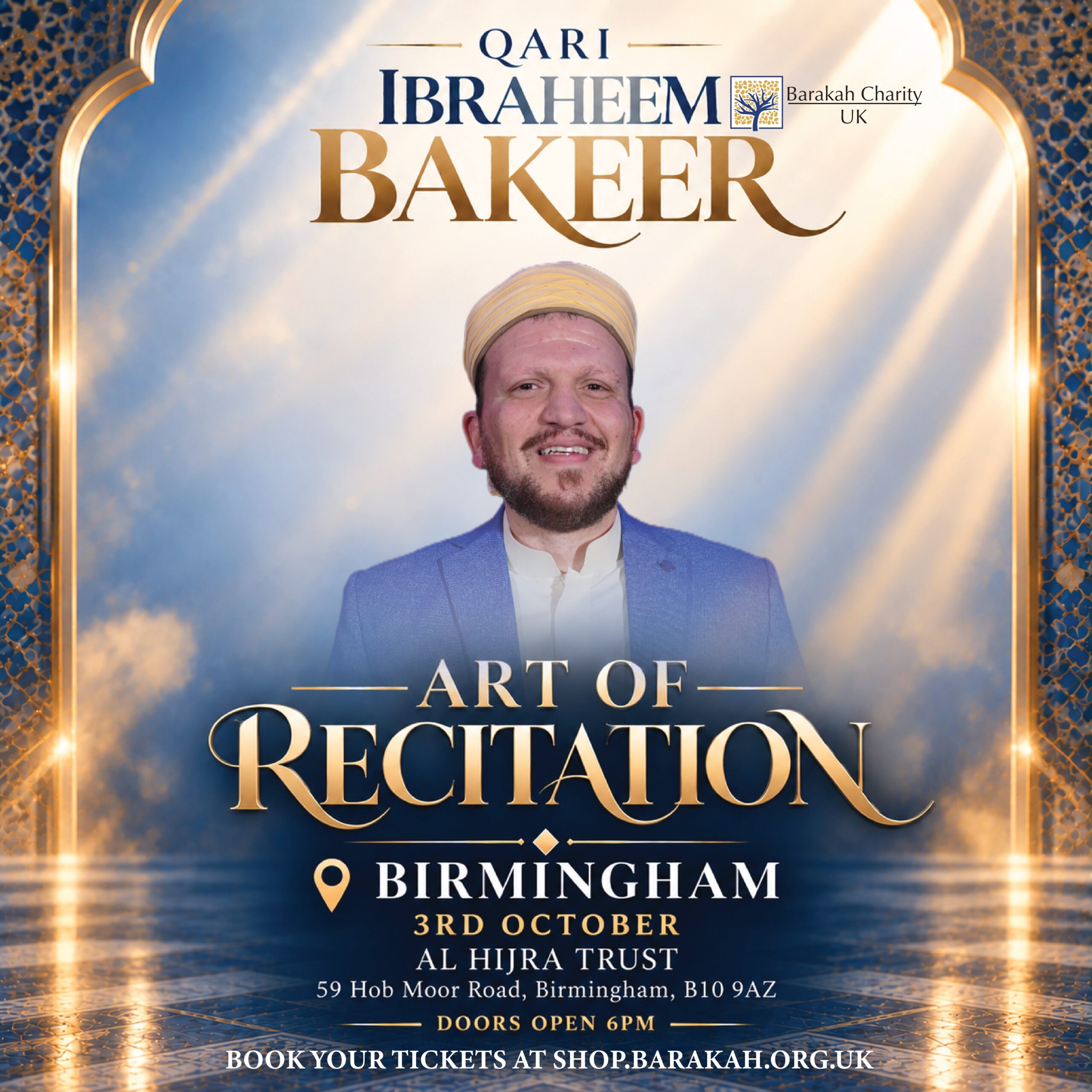 Birmingham - Art of Recitation: An Evening with Qari Ibraheem Bakeer